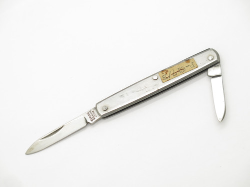 Vintage 70s Barlow P-617/B Seki Japan Small 2.75" Stainless Folding Pocket Knife