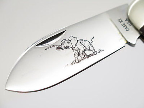 Vtg 4 Dot 1976 Case XX 6250 Sunfish Elephant Toenail Folding Pocket Knife