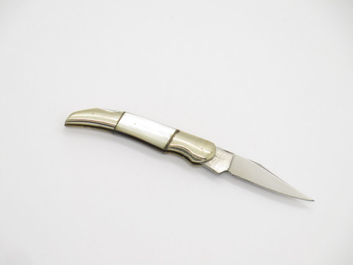 Vintage 1980s Frost Seki Japan Miniature 2.25" MOP Lockback Folding Pocket Knife