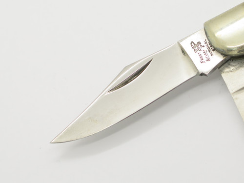 Vintage '80s Frost Cutlery Razor CT-8 Seki Japan 3.25" Stag Folding Pocket Knife