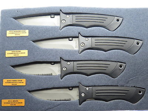 Vtg Columbia River CRKT 6213 6223 6263 6253 Tanto Delta Folding Knife Case Lot