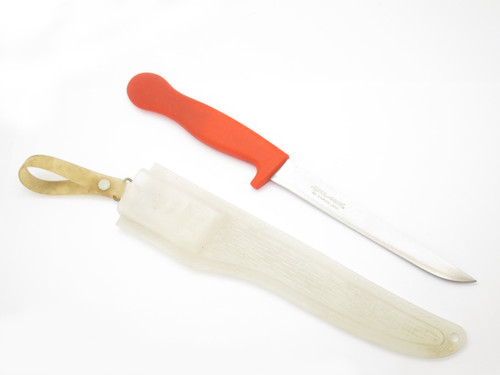 Vintage 1970s Open Road Salmon Seki Japan Fixed 11.87" Boning Fillet Knife