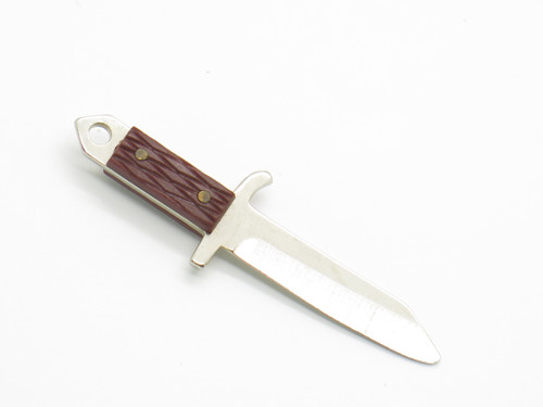 Vintage El Patio Ranch Seki Japan Proto Miniature 2.3" Mini Keychain Fixed Knife
