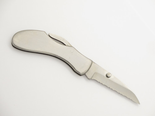 Vintage 1980s Rostfrei KS-100 Seki Japan 3" Stainless Steel Folding Pocket Knife