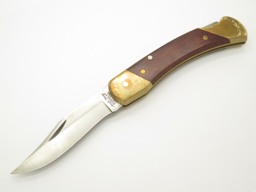 Vintage '80s Schrade USA Uncle Henry LB-7 Bear Paw Folding Hunter Lockback Knife