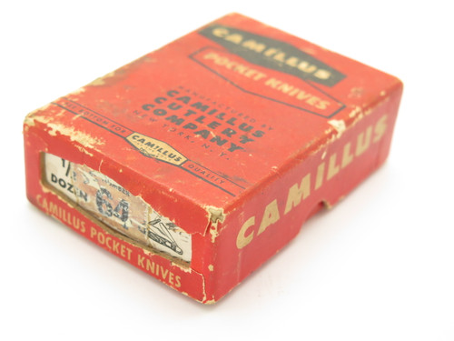 Vintage Camillus Empty Box for Stockman 64 New York USA Folding Pocket Knife