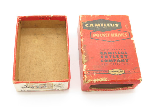 Vintage Camillus Empty Box for Stockman 64 New York USA Folding Pocket Knife