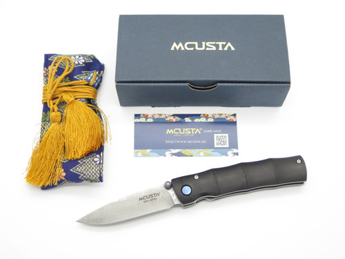 Mcusta Seki Japan Shinra Emotion MC-76DP Damascus Folding Pocket Knife No Clip