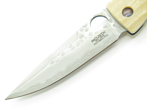 Mcusta Seki Japan Kenshin MC-185G W. Micarta SPG2 San Mai Folding Knife No Clip