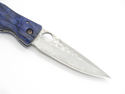 Mcusta Seki Japan MC-186G Masamune Blue & SPG2 San Mai Folding Knife No Clip