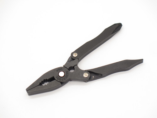 SeberTool M2 3.37" Black Steel Multi Tool Pliers Folding Pocket Knife