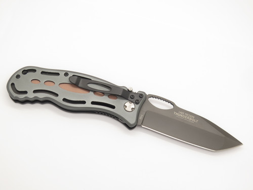 CRKT 7132 Thunderbolt 4.87" Gray Aluminum Liner Lock Folding Pocket Knife