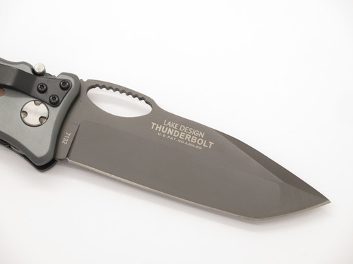 CRKT 7132 Thunderbolt 4.87" Gray Aluminum Liner Lock Folding Pocket Knife