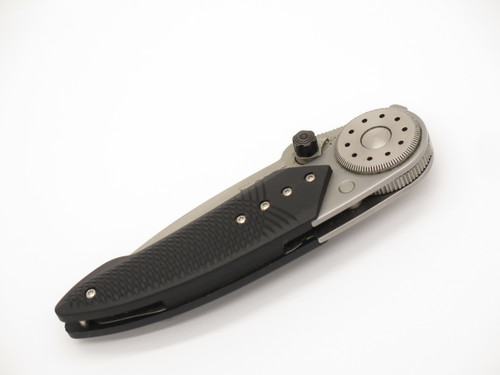 2010s CRKT Michael Walker 4102 Bladelock 4" Black Folding Pocket Knife Rare