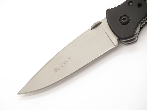 CRKT 6753 Crawford Point Guard 4.75" Black Linerlock Folding Pocket Knife