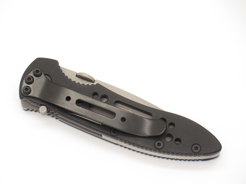 2010s CRKT 6752 Crawford Point Guard 3.75" Black Liner Lock Folding Pocket Knife