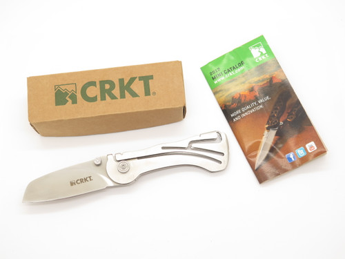 CRKT 5170 Nirk Novo 3.75" Stainless Steel Lockback Folding Pocket Knife