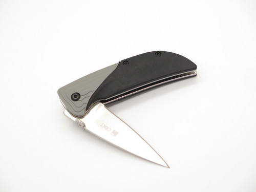 CRKT 1070 Koji Hara Ichi 3.25" Black Handle Folding Linerlock Pocket Knife