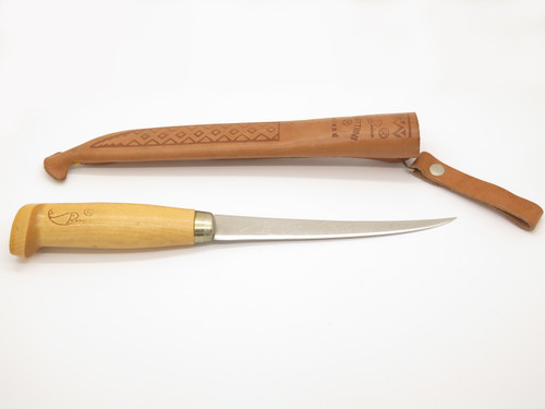 Marttiini Finland Rapala Wood Handle Fixed 6" Blade Fishing Fillet Knife