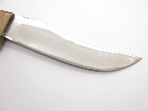 Custom McLeod Handmade Stag Handle Fixed 5" Blade Hunting Knife