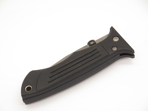 CRKT 6203 Cobra Gold 5.12" Black Handle Linerlock Folding Hunter Knife