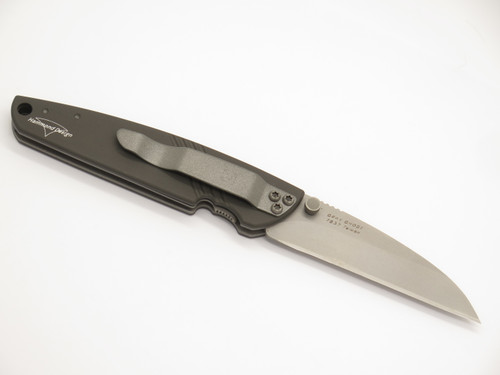 2010s CRKT Mirage 7832 Hammond 4.12" Gray Ghost Liner Lock Folding Pocket Knife