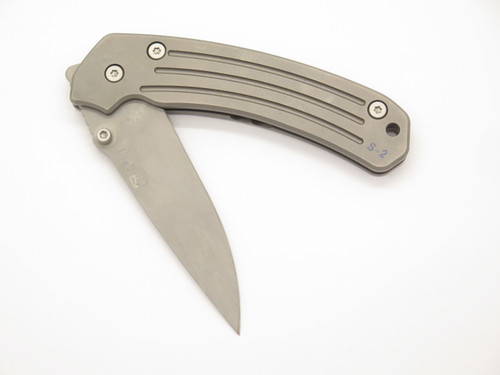 CRKT 7503 S-2 ATS-34 Titanium 6AL4V 5" Framelock Folding Pocket Knife
