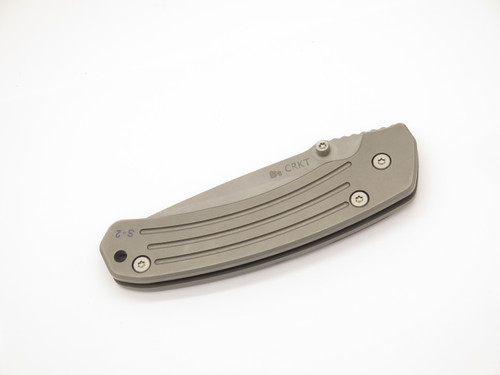 CRKT 7503 S-2 ATS-34 Titanium 6AL4V 5" Framelock Folding Pocket Knife