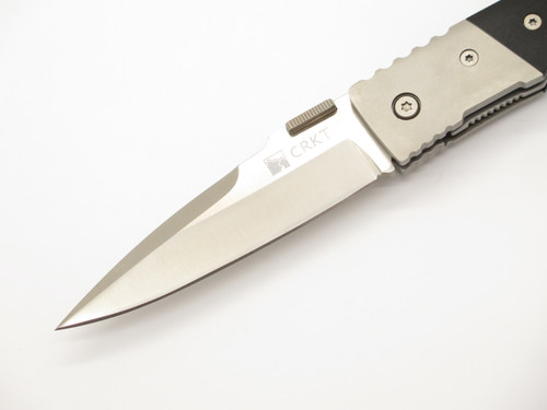 CRKT Brian Tighe Design 8102 4.25" Black Linerlock Folding Pocket Knife