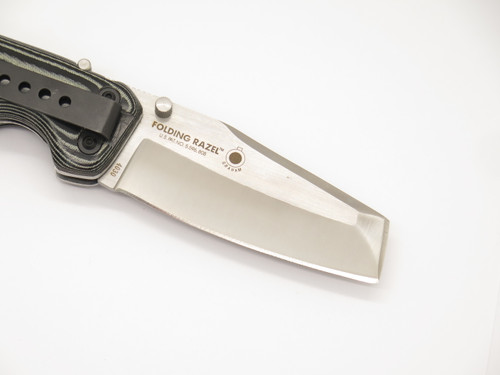 CRKT Folding Razel 4030 Micarta Handle 4.75" Linerlock Folding Pocket Knife