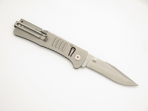 SOG SlimJim 4.37" Stainless Steel Handle Lockback Folding Pocket Knife