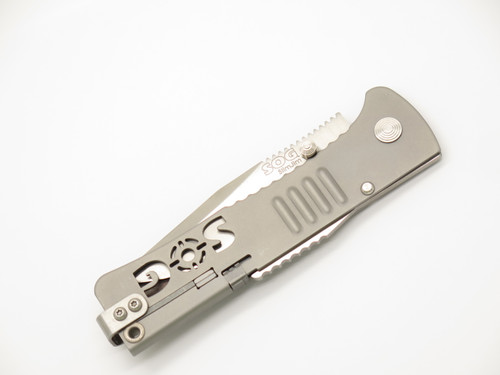 SOG SlimJim 4.37" Stainless Steel Handle Lockback Folding Pocket Knife