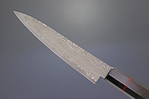 Kanetsune Seki Japan KC-814 Namishibuki Damascus 135mm Kitchen Paring Knife