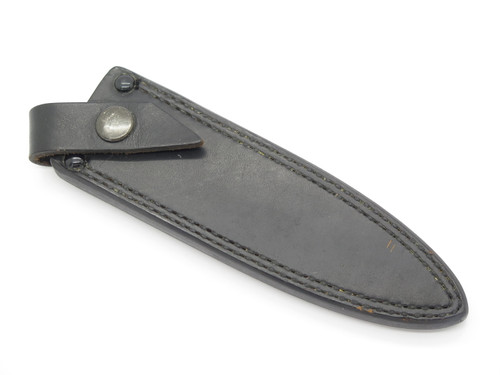 Vintage Seki Japan Belt Clip Leather Fixed 6.25" Blade Dagger Knife Sheath