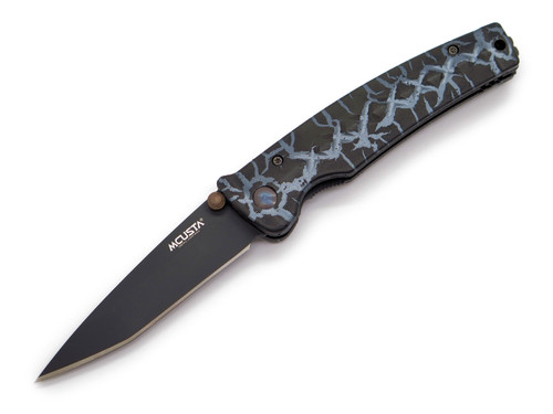 Mcusta MC-4BC-D9 Seki Japan Limited Katana Black/Blue Tanto Pocket Knife