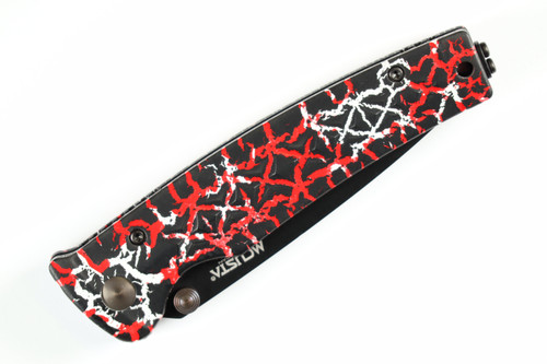Mcusta MC-4BC-D5 Seki Japan Limited Katana Black/Red/White Tanto Pocket Knife
