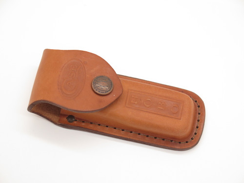 Case XX Brown Leather 4" Hobo Lockback Folding Pocket Knife Sheath