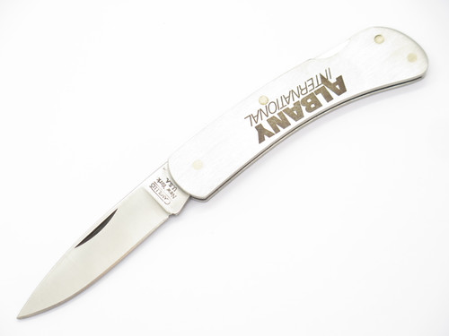 Vintage Albany Camillus 864 USA 3.12" Stainless Folding Pocket Knife