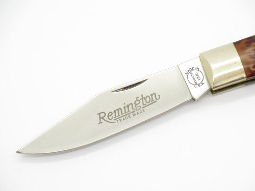 Vintage 1984 Remington R1303 Lock Back Bullet USA Delrin Folding Pocket Knife