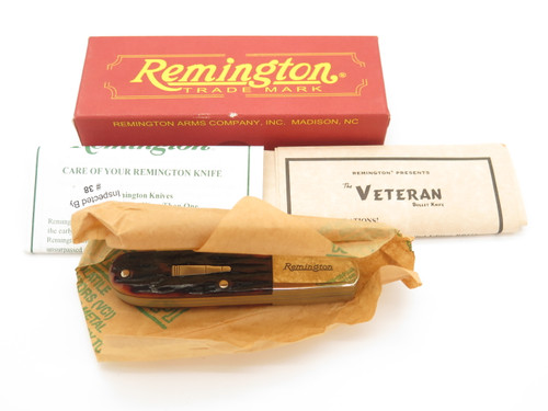 2008 Remington RB473 Veteran Bullet USA Trapper Folding Pocket Knife