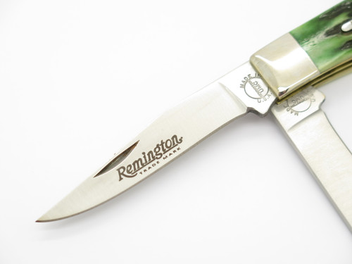 2012 Remington R1173 Old Faithful Bullet USA Green Trapper Folding Pocket Knife