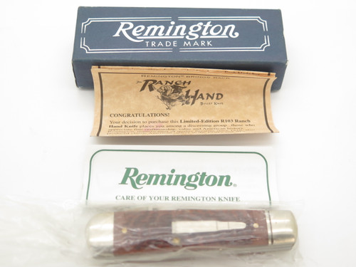 1999 Remington R103 Ranch Hand USA 440 Delrin Folding Jack Pocket Knife