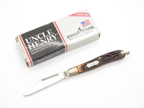 Schrade Uncle Henry 12UH Roadie USA 2.87" Stainless Small Folding Pocket Knife
