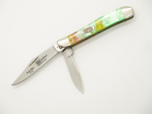 Case XX 9220RB USA Rainbow Corelon Peanut Folding Pocket Knife Limited 1/500