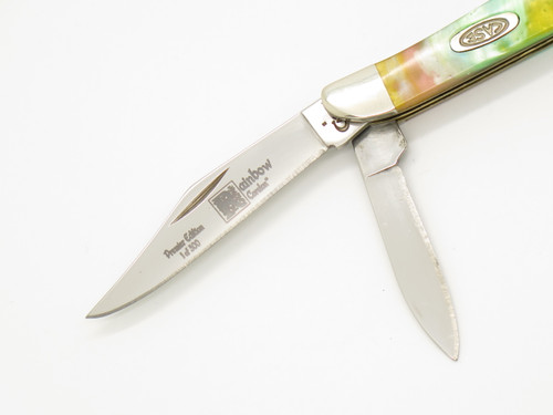 Case XX 9220RB USA Rainbow Corelon Peanut Folding Pocket Knife Limited 1/500