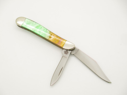 Case XX 9220RB USA Rainbow Corelon Peanut Folding Pocket Knife Limited 1/500