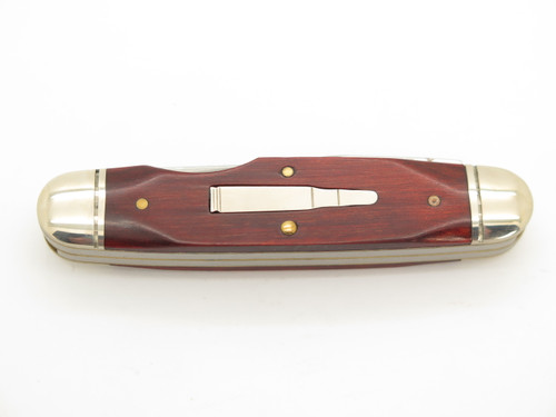 Vintage 1997 Remington R4468 Lumberjack USA Wood Muskrat Folding Pocket Knife