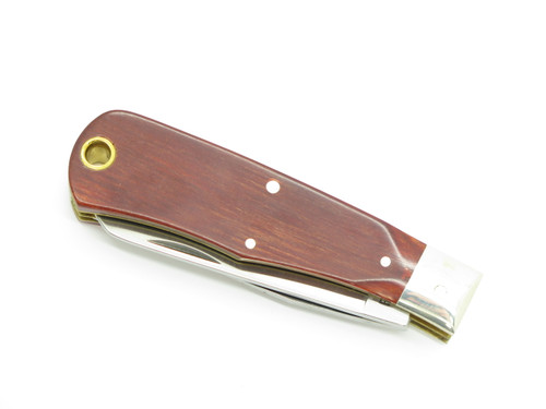 Vintage 2003 Remington R1178C Pioneer USA Wood Trapper Folding Pocket Knife