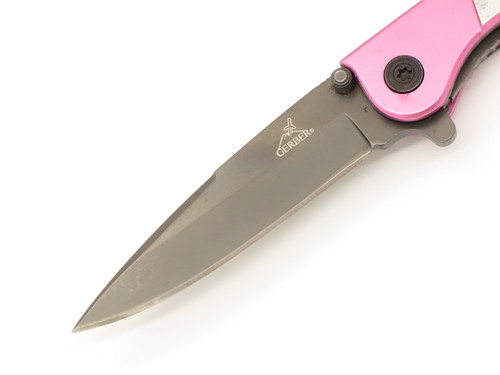 Gerber Pink Aluminum Linerlock 3.5" Folding Pocket Knife