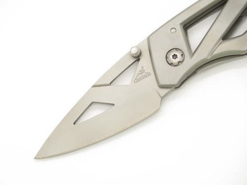 Gerber Stainless Steel Small 3.87" Framelock Folding Pocket Knife